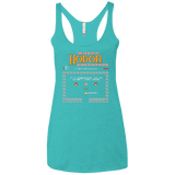 T-Shirts Tahiti Blue / X-Small The Legend of Hodor Women's Triblend Racerback Tank