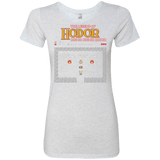 T-Shirts Heather White / Small The Legend of Hodor Women's Triblend T-Shirt
