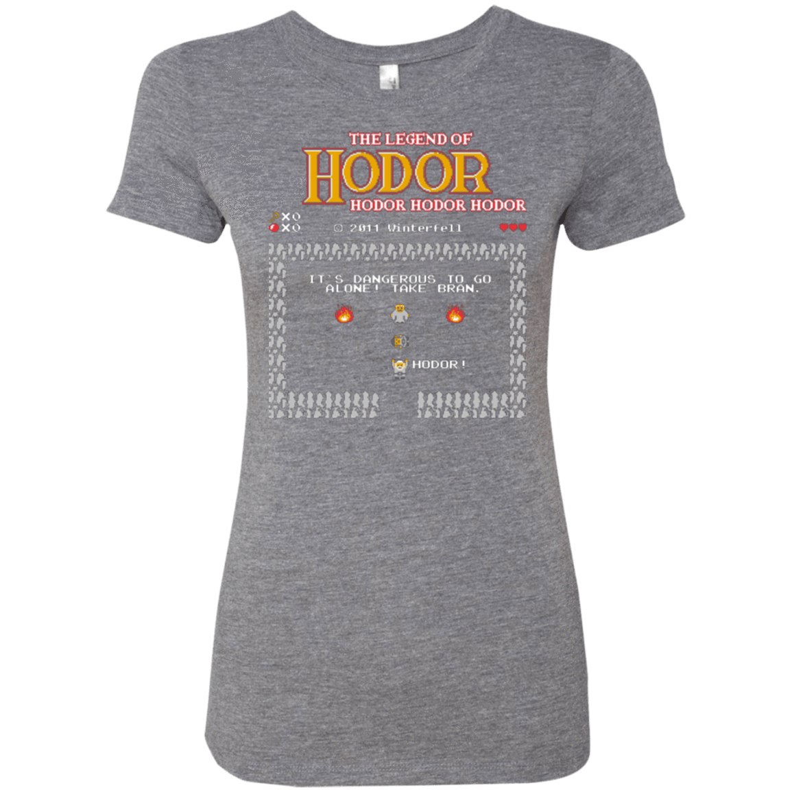 T-Shirts Premium Heather / Small The Legend of Hodor Women's Triblend T-Shirt
