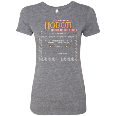 T-Shirts Premium Heather / Small The Legend of Hodor Women's Triblend T-Shirt