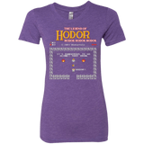 T-Shirts Purple Rush / Small The Legend of Hodor Women's Triblend T-Shirt