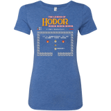 T-Shirts Vintage Royal / Small The Legend of Hodor Women's Triblend T-Shirt
