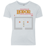 T-Shirts Heather White / YXS The Legend of Hodor Youth Triblend T-Shirt