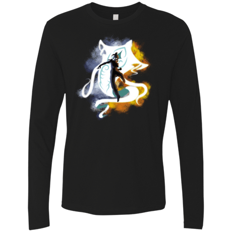 T-Shirts Black / Small The Legend Of Korra Avatar State Men's Premium Long Sleeve