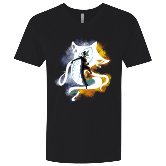 T-Shirts Black / X-Small The Legend Of Korra Avatar State Men's Premium V-Neck