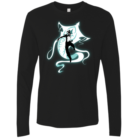 T-Shirts Black / Small The Legend Of Korra Avatar State V2 Men's Premium Long Sleeve