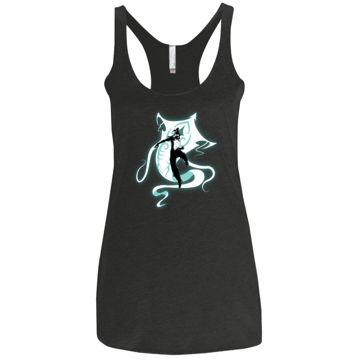 T-Shirts Vintage Black / X-Small The Legend Of Korra Avatar State V2 Women's Triblend Racerback Tank