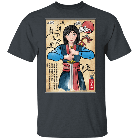T-Shirts Dark Heather / YXS The Legend of the Woman Warrior Woodblock Youth T-Shirt