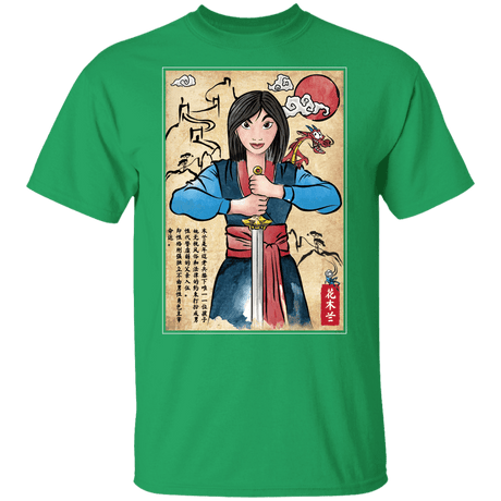 T-Shirts Irish Green / YXS The Legend of the Woman Warrior Woodblock Youth T-Shirt