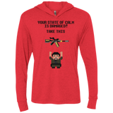 T-Shirts Vintage Red / X-Small The Legend of Vera Triblend Long Sleeve Hoodie Tee