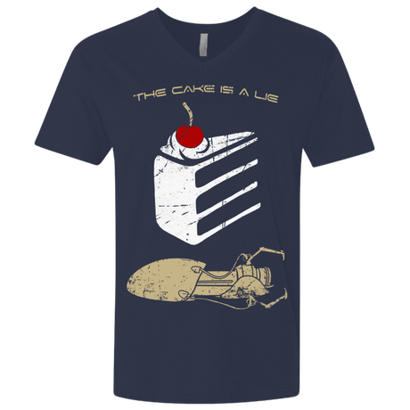 T-Shirts Midnight Navy / X-Small The Lie Men's Premium V-Neck