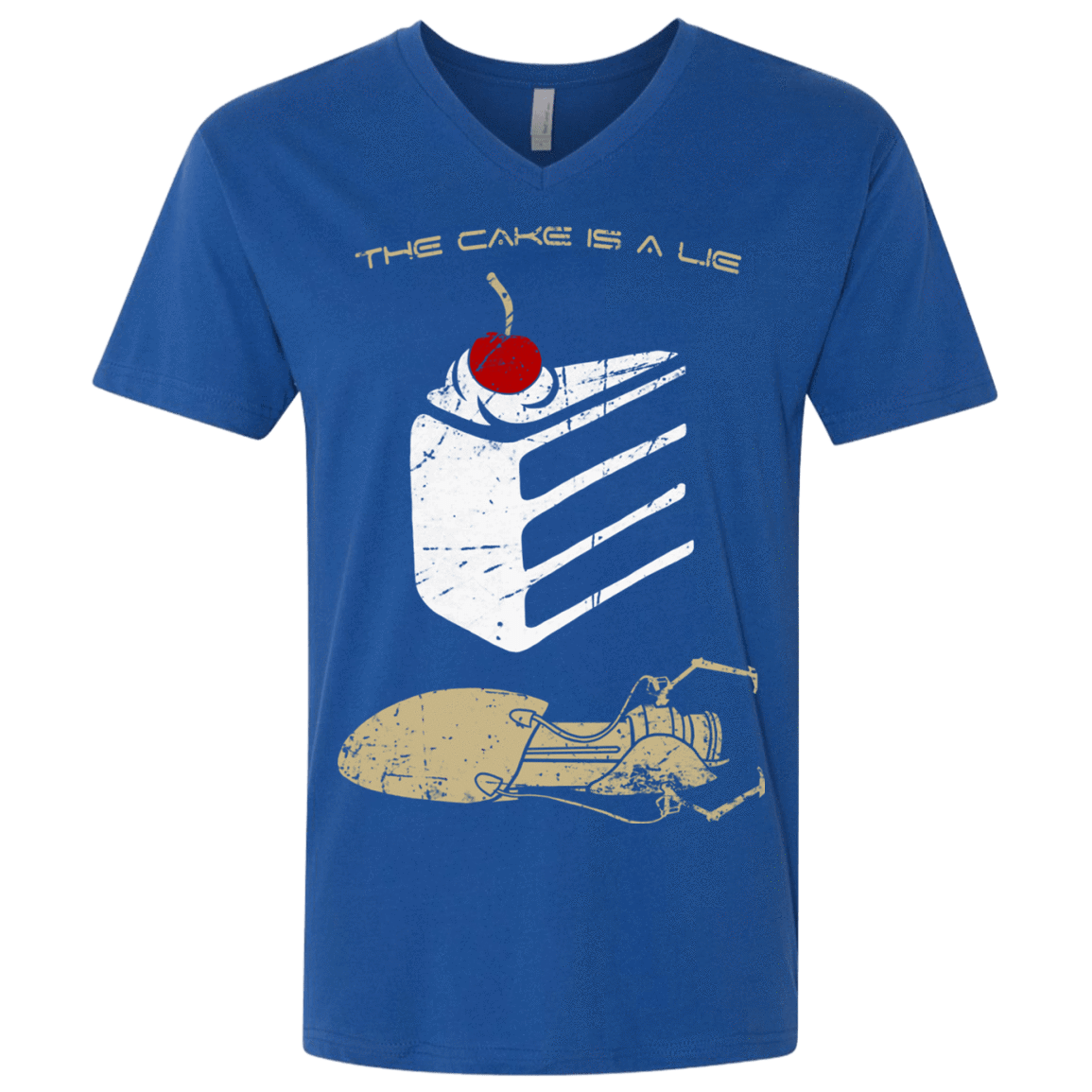 T-Shirts Royal / X-Small The Lie Men's Premium V-Neck