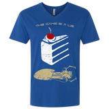 T-Shirts Royal / X-Small The Lie Men's Premium V-Neck