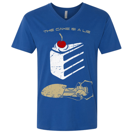 T-Shirts Royal / X-Small The Lie Men's Premium V-Neck