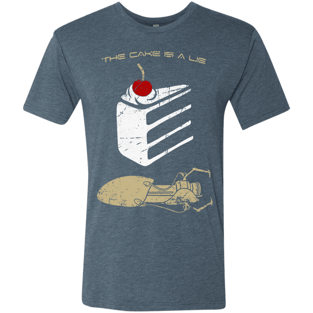 T-Shirts Indigo / S The Lie Men's Triblend T-Shirt
