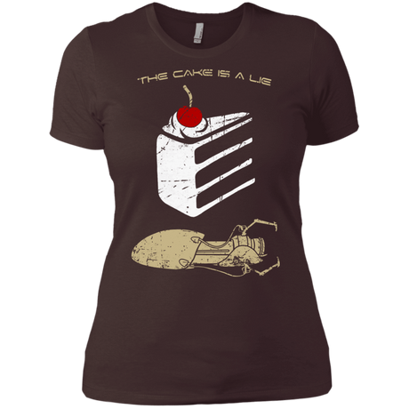 T-Shirts Dark Chocolate / X-Small The Lie Women's Premium T-Shirt