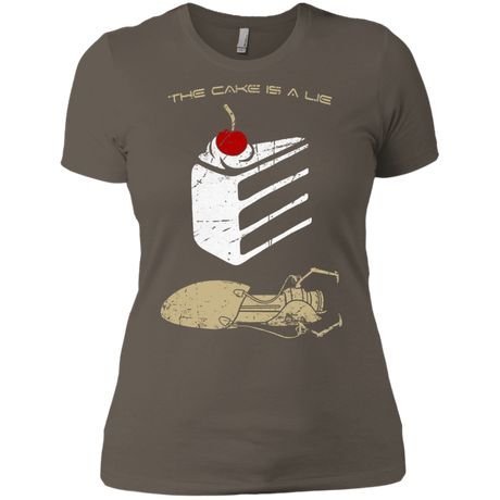 T-Shirts Warm Grey / X-Small The Lie Women's Premium T-Shirt