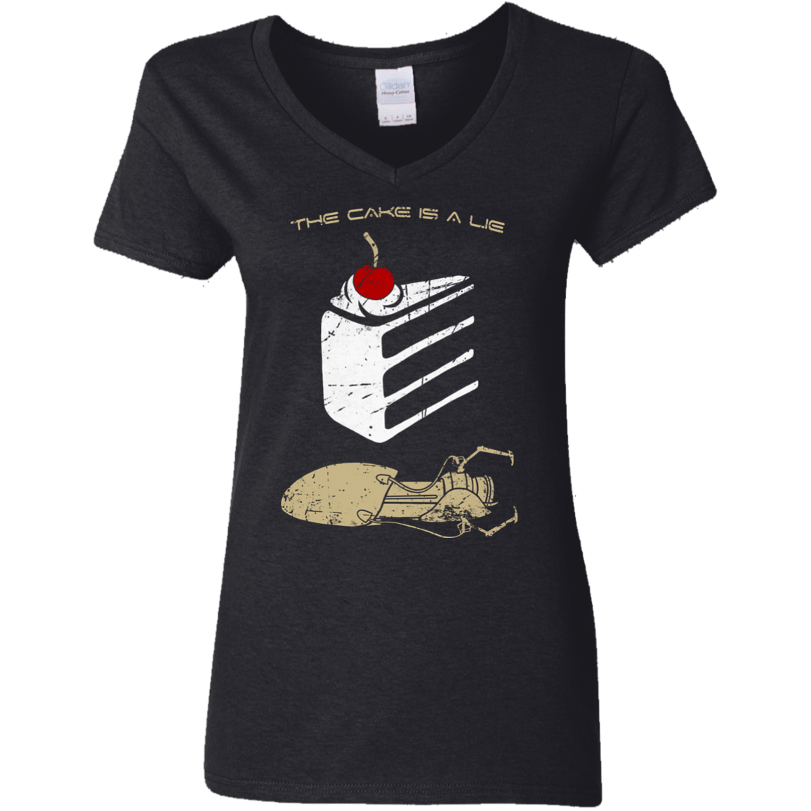 The Lie Women's V-Neck T-Shirt