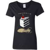 The Lie Women's V-Neck T-Shirt