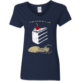 The Lie Women's V-Neck T-Shirt