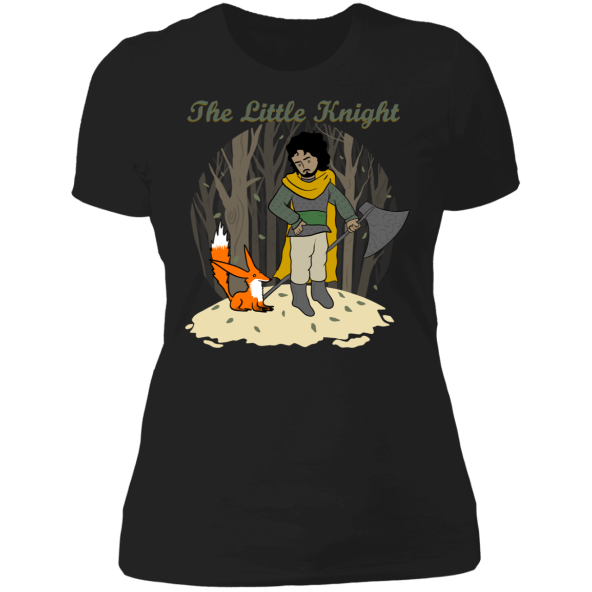 T-Shirts Black / X-Small The Little Knight Women's Premium T-Shirt