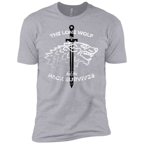 T-Shirts Heather Grey / YXS The Lone Wolf Boys Premium T-Shirt