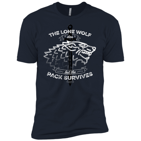 T-Shirts Midnight Navy / YXS The Lone Wolf Boys Premium T-Shirt