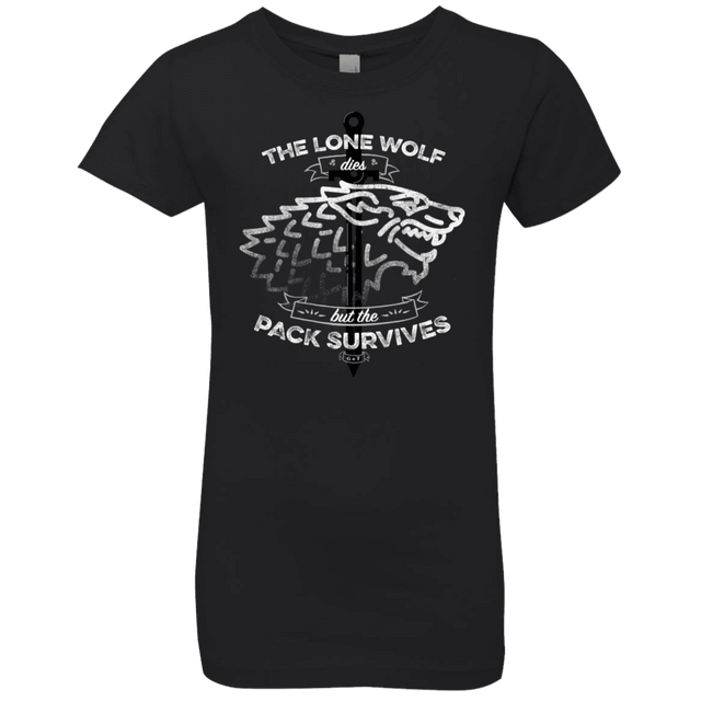 T-Shirts Black / YXS The Lone Wolf Girls Premium T-Shirt