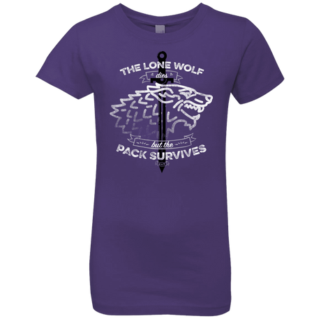 T-Shirts Purple Rush / YXS The Lone Wolf Girls Premium T-Shirt