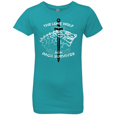 T-Shirts Tahiti Blue / YXS The Lone Wolf Girls Premium T-Shirt