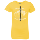 T-Shirts Vibrant Yellow / YXS The Lone Wolf Girls Premium T-Shirt