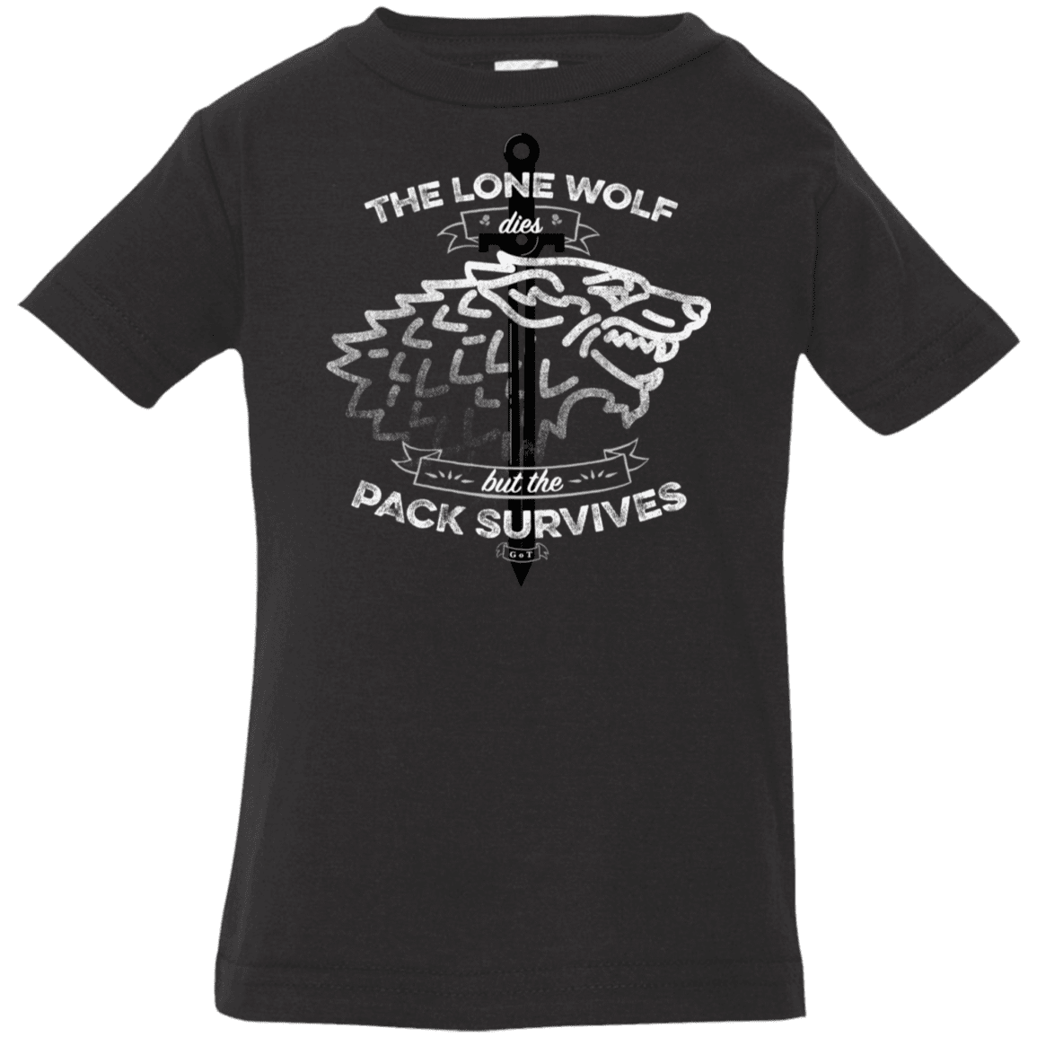 T-Shirts Black / 6 Months The Lone Wolf Infant Premium T-Shirt