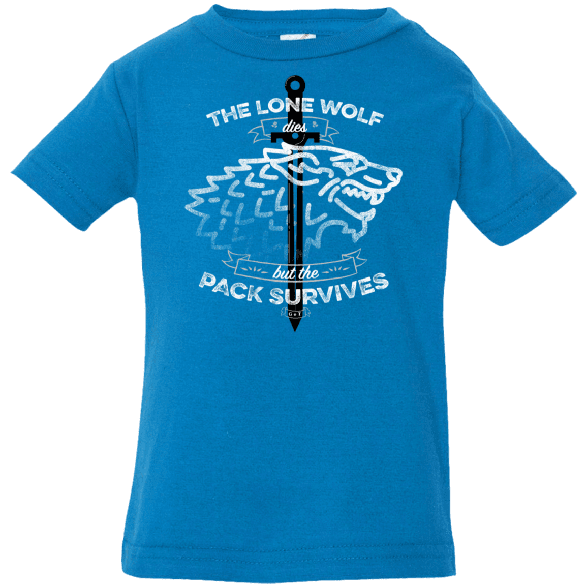 T-Shirts Cobalt / 6 Months The Lone Wolf Infant Premium T-Shirt