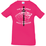 T-Shirts Hot Pink / 6 Months The Lone Wolf Infant Premium T-Shirt