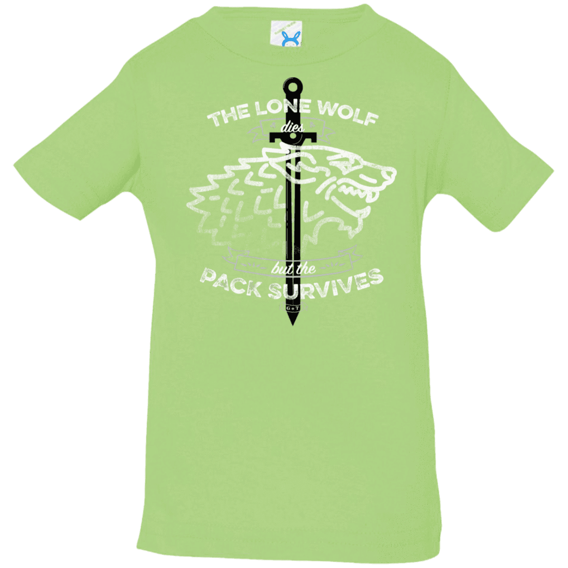 T-Shirts Key Lime / 6 Months The Lone Wolf Infant Premium T-Shirt