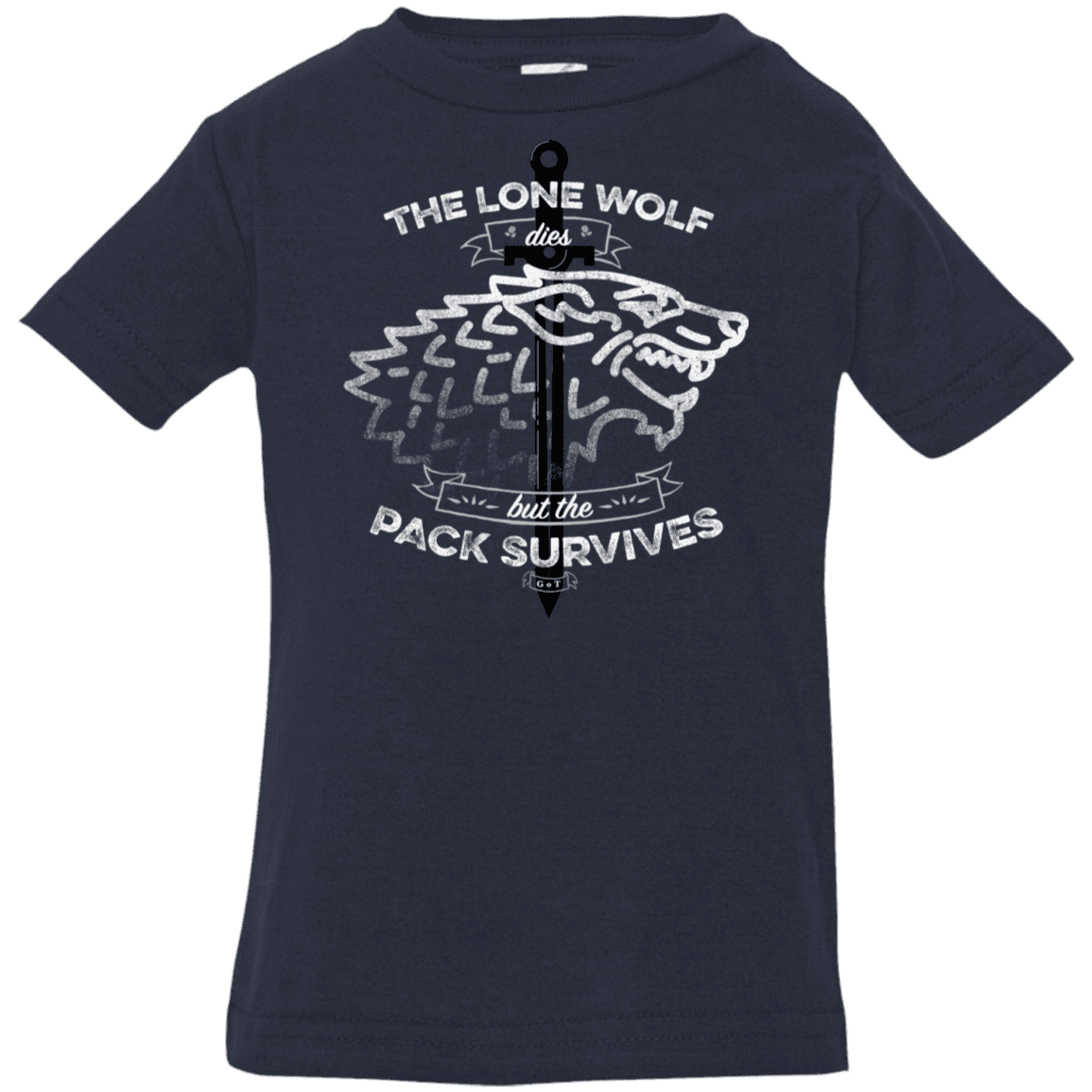 T-Shirts Navy / 6 Months The Lone Wolf Infant Premium T-Shirt