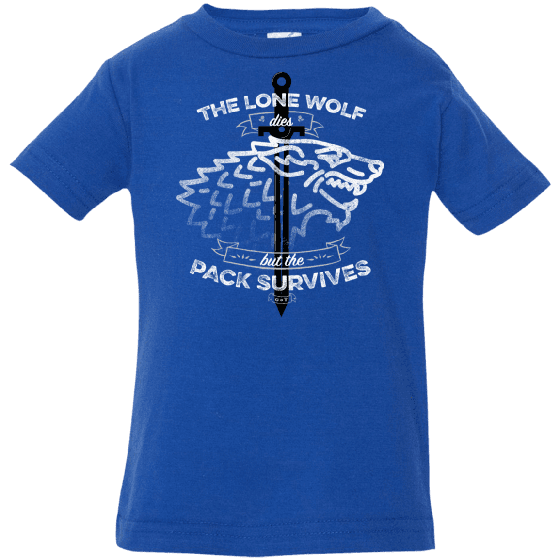 T-Shirts Royal / 6 Months The Lone Wolf Infant Premium T-Shirt