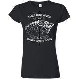 T-Shirts Black / S The Lone Wolf Junior Slimmer-Fit T-Shirt