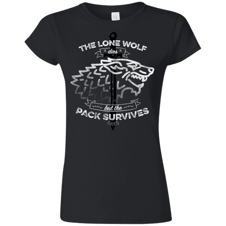 T-Shirts Black / S The Lone Wolf Junior Slimmer-Fit T-Shirt