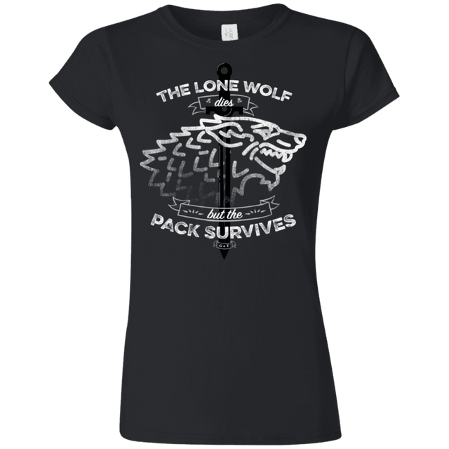 T-Shirts Black / S The Lone Wolf Junior Slimmer-Fit T-Shirt