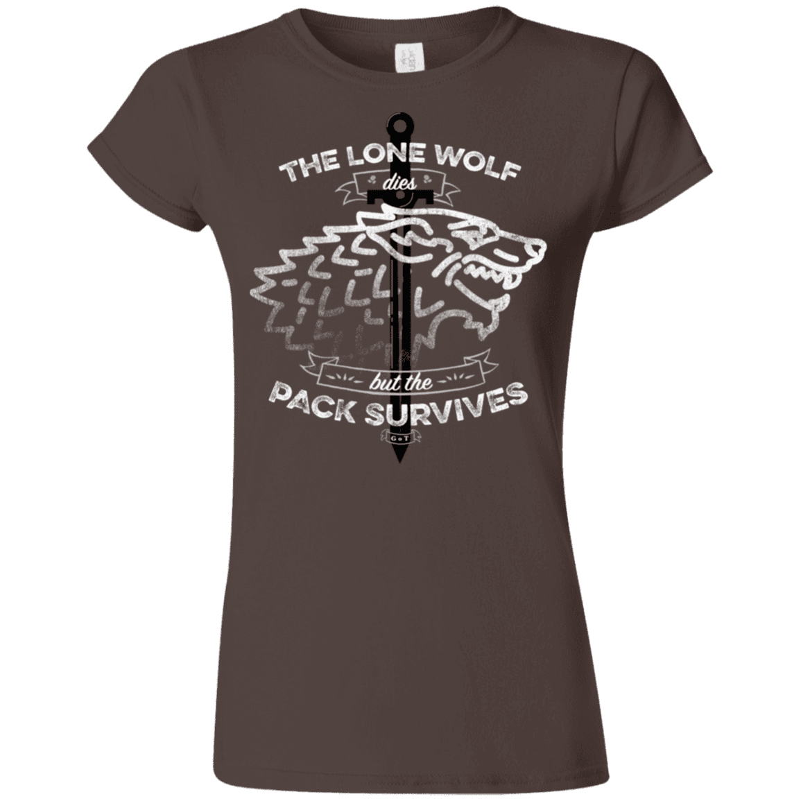 T-Shirts Dark Chocolate / S The Lone Wolf Junior Slimmer-Fit T-Shirt