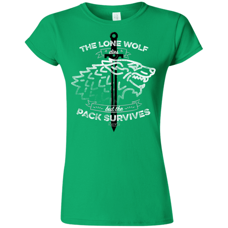 T-Shirts Irish Green / S The Lone Wolf Junior Slimmer-Fit T-Shirt