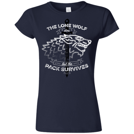 T-Shirts Navy / S The Lone Wolf Junior Slimmer-Fit T-Shirt
