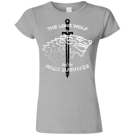 T-Shirts Sport Grey / S The Lone Wolf Junior Slimmer-Fit T-Shirt