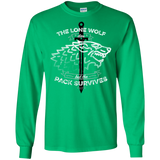 T-Shirts Irish Green / S The Lone Wolf Men's Long Sleeve T-Shirt