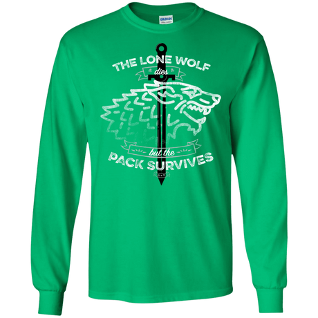 T-Shirts Irish Green / S The Lone Wolf Men's Long Sleeve T-Shirt