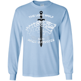 T-Shirts Light Blue / S The Lone Wolf Men's Long Sleeve T-Shirt