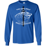 T-Shirts Royal / S The Lone Wolf Men's Long Sleeve T-Shirt