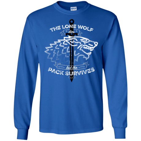 T-Shirts Royal / S The Lone Wolf Men's Long Sleeve T-Shirt