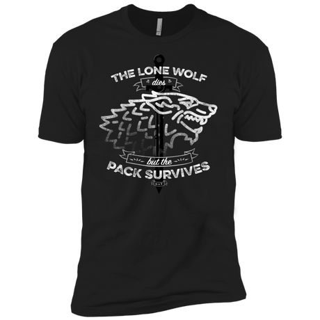 T-Shirts Black / X-Small The Lone Wolf Men's Premium T-Shirt